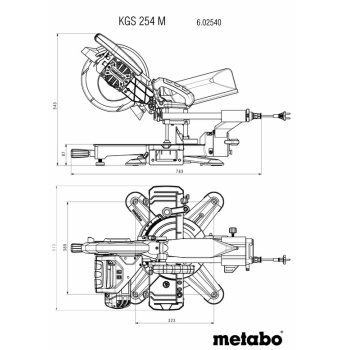 Metabo ger potezni KGS 254 M 602540000-7